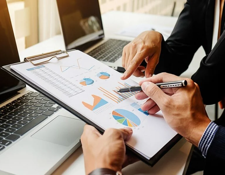 Financial analysis charts reviewed by IRS AI audit systems in 2026